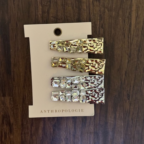 Anthropologie Melton metal hair clips main image 13